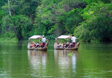 Angkor and countryside panoramic drive by 4×4 with sunset cruise